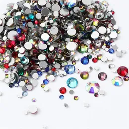 DIY Apparel Sewing Fabric Rhinestones 1440PCS 1.4-4.8 MM Multicolor resin flatback rhinestones Nail Art beads drill jewelry accessories