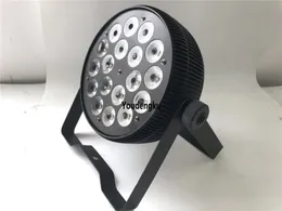 2 peças de melhor venda de led interior pendurado luzes par 18X18 W 6 em 1 rgbwa uv 6/10 canal led Par64 Luz Do Estágio