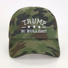 Donald Trump Hat Summer Camouflage Caps Caps Bawełniane hafty list Trump Baseball Cap Fash