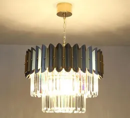 Nuovo lampadario di cristallo lampada da soggiorno di lusso di colore moderno lampadario a lama creativa lampadario d'arte per hotel MYY