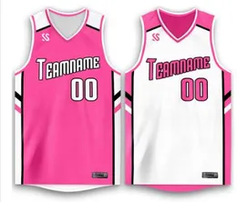 Personalizzato Qualsiasi nome Qualsiasi numero Uomo Donna Signora Gioventù Bambini Ragazzi Maglie da basket Camicie sportive come le immagini che offri B046