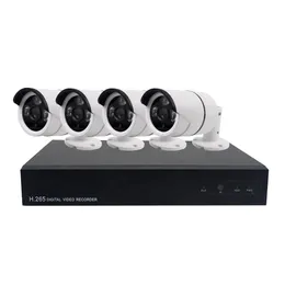 5MP 4CH POE NVR System H.265 5.0Megapixel POE IP Camera For Indoor Outdoor Play and Plug No Need Setting