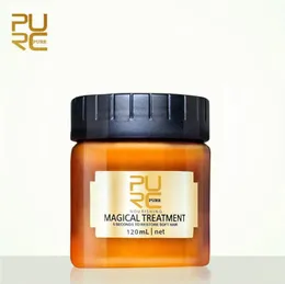 PURC Tratamento mágico máscara 120ml 5 segundos repara os danos Restaurar Essencial cabelo macio para tipos todo o cabelo queratina do cabelo do couro cabeludo