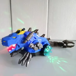 Elektrikli Dövüş Mekanik Dinozor Canavar Oyuncak, Renkli Işıklar ile Otomatik Sprey Müzik, 41cm Büyük Boy, Parti Noel Kids Doğum Günü Hediyesi