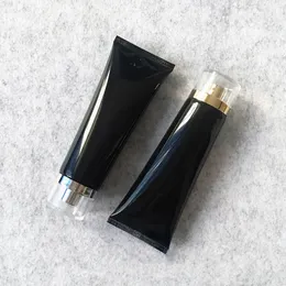 100 g svart plast kosmetisk grädde flaska 100 ml ansiktsrengöringslotion tube hotellförsörjning schampo förpackningsflaskor