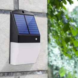 LED Güneş Lambaları PIR Hareket Sensörü Güneş Işık Açık Su Geçirmez Güneş Bahçe Işık Avlu Koridor Duvar Lambası