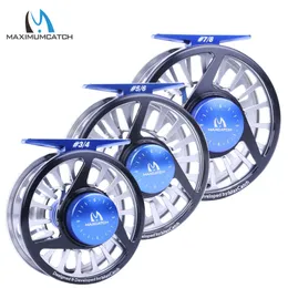 Maximalcatch Fly Fishing Reel 1/3,3 / 4,5 / 6,7 / 8,9 / 11WT Fly Reel Machined Aluminium Micro Justering Drag Fly Fishing Reel