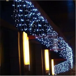 5 M Noel LED Perde Icicle Dize Işık Drop 0.4-0.6 m LED Parti Bahçe Sahne Açık Su Geçirmez Dekoratif Peri Işık