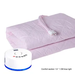 Top quality Home Textiles water heating blanket warm sleep 160*100cm cotton material best price Pink color warming blanket