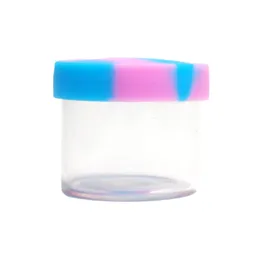 Słoiki Dab Wax Container do Wax Oil Suche Herb E Liquid z silikonową Drippy Did Red Green 6ml Gorącej sprzedaży szklanej butelki