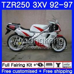 Kit för Yamaha TZR 250 3XV YPVS Top White Stock TZR-250 92 93 94 95 96 97 245HM.21 TZR250RR RS TZR250 1992 1993 1994 1995 1996 1997 FAIRING