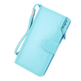 Designer-Fashion Women Long Wallets Purse PU Leather Hasp Zipper Wallet Large Capacity Ladies Purses Coin Pocket Phone Clutch Bags Female