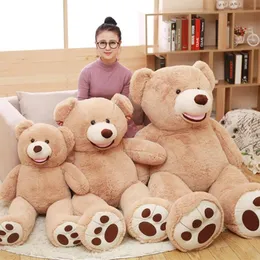 1 pc de alta qualidade linda enorme tamanho 130 cm EUA gigante urso pelúcia urso urso casco preço atacado vendendo presente de aniversário para meninas bebê natal