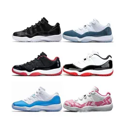 Jumpman Pantone 11 11s Herren Damen Basketballschuhe Space Jam Low White Concord Sneakers Heiress Schwarze Schlangenhaut gezüchtete Herren Designer-Trainer