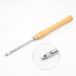 Freeshipping Wooden Handheld Tungsten Titanium Alloy Blade Woodworking Lathe Tool Woodworking Turning Tools Replaceable Blade