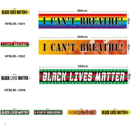 Festive Black Lives Matter flags I can't breathe flag American parade flag Banner Flags 6095
