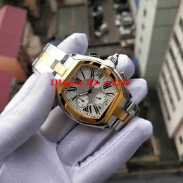 2 kolor wysokiej jakości zdjęcia zegarków seria samochodów sportowych W62027Z1 zegarek mechanizm kwarcowy chronograf praca 44MM męskie zegarki