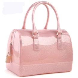 Designer- 2019 new jelly candy pillow top handbag colorful bag