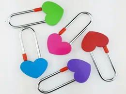 Uroczy Mini Heart Love Lock Kłódka Dla Życzeń Zatrzymaj Zamki Walentynki Rocznica Dnia Prezenty Ślubne