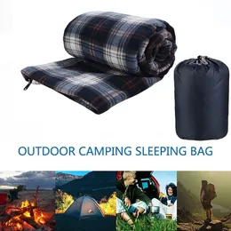 1個の携帯用超軽極遊走寝袋屋外キャンプテントベッド旅行暖かい寝袋ライナー