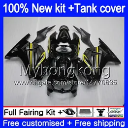 +Tank für KAWASAKI ZX-250R EX-250 ZX250R 08 09 10 11 12 Schwarz Gelb 201MY.11 EX250 ZX 250R EX 250 EX250R 2008 2009 2010 2011 2012 Verkleidungen