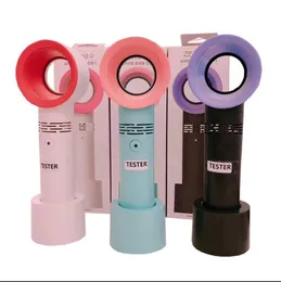 USB Bradeeles Handheld Mini Cooler Fan Akumulator Przenośny Wentylator bezlistny 3 Ratowanie prędkości Poręczny wentylator 3 kolory.