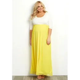 Plus Size Chiffon Maternidade para Mulheres Grávidas Roupas Longas e Retas Vestidos para Grávidas Vestidos Grávidas Roupas para Mães 41