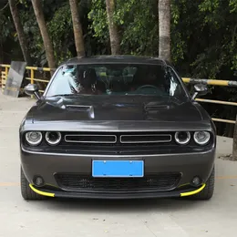 Желтая накладка на передний бампер, рамка для Dodge Challenger 15, внешние аксессуары, 178V