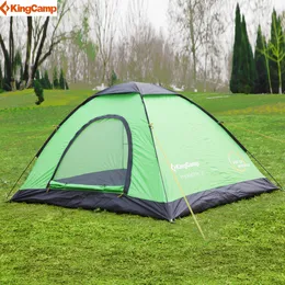 KingCamp Pop-Up Dome Tent outdoor Camping tent family hiking pole tent Lightweight Quick Automatic Openning For 2-3 Persons