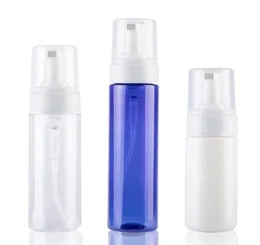 100ml Clear Blue Foaming Bottle Liquid Soap Whipped Mousse Points Bottling Shampoo Lotion Shower Gel Foam Pump SN24