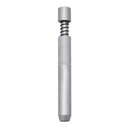Premium Large Metal One Hitter Bat w/ Spring 78MM Aluminum Smoking Herb Pipe Cigarette Dugout Pipes Tobacco Herb Pipe Accessories 000