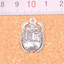 61 st charms insekt hexapod bug antik silverpläterade hängsmycken som gör DIY handgjorda tibetanska silversmycken 25*16mm