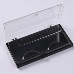 Eyelash Box 3D Mink Eyelash Box False Eyelash Case Eye Lash Förpackning med plastfack 10 Ställer fri frakt