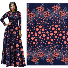 Hot Sale Wax Ny Ankomst Ankara Binta Real Wax Högkvalitativ 6 meter Afrikanskt Tyg för Party Dress Free Ship