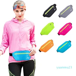 Partihandel-Unisex Multifunktion Cykling Running Hip Money Belt Midja Väska Män Kvinnor Vattentät Telefonväska Utomhus Sport Gym Väskor Fanny Pack