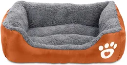 犬のベッド、スーパーソフトペットソファ猫ベッド、滑り止めの底のペットラウンジャー、自己暖めや通気性のあるペットベッドプレミアム寝具