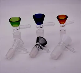 Goedkoopste in de uitverkoop 14mm 18mm Mannelijke Glazen Kommen Rookkom Stuk Accessoires voor Glazen Waterpijpen Olie Dab Rigs Waterleidingen