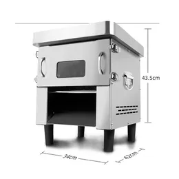 850W multi-função da máquina de corte de carne de puxar tipo faca carne grupo fatiador doméstico máquina cortador de carne triturada comercial