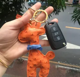 Nyckelringar Key Buckle Purse Hängsmycke Väskor Giraff Keychain Man Kvinna Väska Charm Pendant Tillbehör