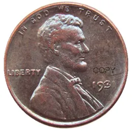 US 1931 P / S / d Vete Penny Head One Cent Copper Copy Pendant Tillbehör Mynt