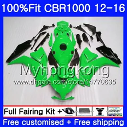 Injection Light green black For HONDA CBR 1000RR 2012 2013 2014 2015 2016 273HM.60 CBR1000 RR CBR 1000 RR CBR1000RR 12 13 14 15 16 Fairings