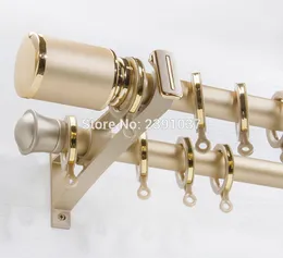 Luxurious Roman rods mute Europe curtain rods single and double rod curtain rods curtains track accessories T200601