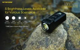 NITECORE TUP MINI Flashlight CREE XP-L HD V6 max 1000 LM beam distance 180M Revolutionary Intelligent EDC Torch USB Rechargeable