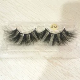 25mm Long 3D Mink Lashes Extra Comprimento Mink Eyelashes Big Dramatic Volumn Eyelashes Strip Grosso Eyelash Free DHL