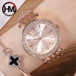 Aço Rose Gold Mulheres Pulseira relógios para as mulheres Rose Gold inoxidável relógios de prata Feminino Relógio elegante Relógio Feminno 2019 LY191226