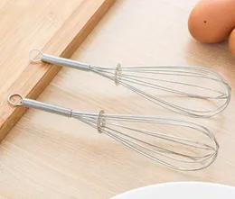 Stainless Steel Handle Egg Beater Drink Whisk Mixer Foamer Kitchen Egg Beater Mini Handle Mixer Stirrer Tools SN2837