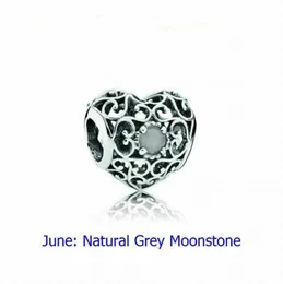 European Pandora Bracelet Charm Beads Designer S925 Sterling Silver Signature Heart Birthstone For DIY Pandora Birthstone Charms From Babyclothing toys 6.91 DHgate.Com