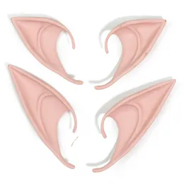  Melek Elf Ears Peri Cosplay Cadılar Bayramı Partisi Lateks Yumuşak Noktalı Yanlış Kulaklar Props Masquerade Party YQ00211