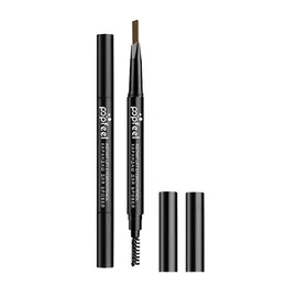 Popfeel Eyebrow Pencil Automatically Rotating Makeup Eyebrow Pencil Long-lasting Waterproof NO Blooming Brown Black Grey Colors DHL Free