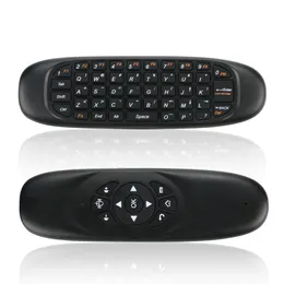 Hot Selling Fly Air Mouse C120 Mini Wireless QWERTY Keyboard Remote Control Game Controller för Android TV Set Top Box Mini PC 6 Gyroskop